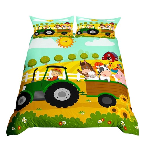 King duvet cover - duvet, farm