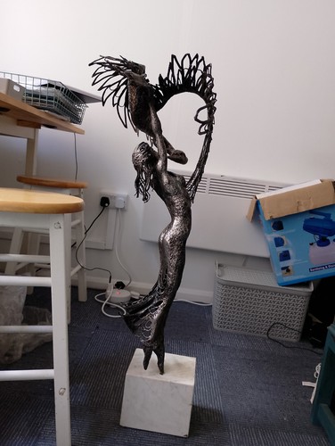 Ros newman metal sculpture - newman,