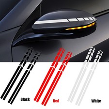 4× Car Rear View Mirror Side Decal Strip Vinyl Vehicle Body Stickers Accessories