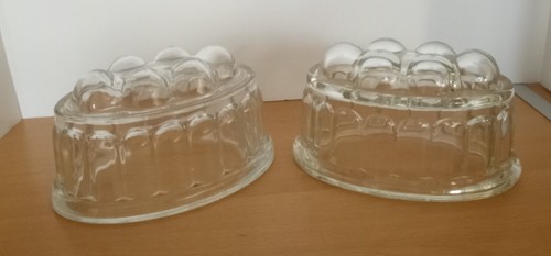 Vintage glass oval jelly - 2,