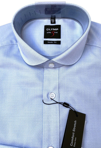 Mens blue shirt olymp level - blue,