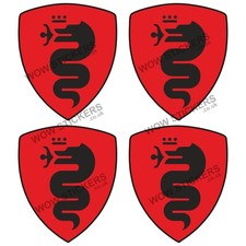 Alfa Romeo Red Car Stickers