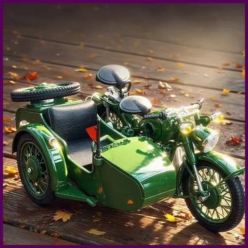 Alloy retro side - 1/10, side-car