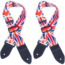 2 Pcs Guitar Adjustable Strap