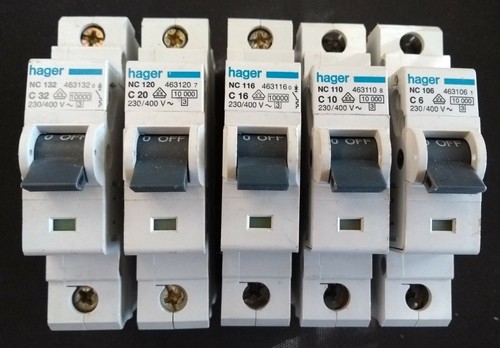 Hager mcb 63a 40a 32a - 40a,,