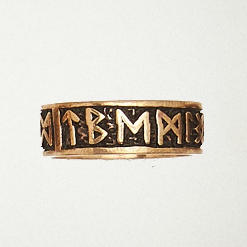 Runic band bronze medieval - band,