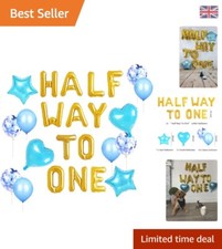 Half Way To One Balloon Set -
