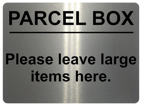 2337 parcel box please - please, leave
