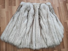 Real Artic Polar Fox Fur Coat