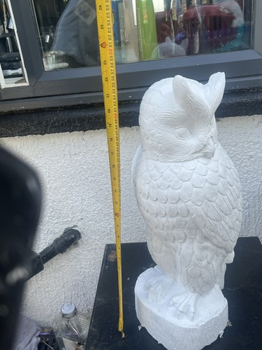Owl solid concrete garden - owl,