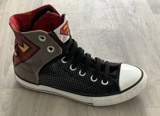 Converse Superman / Superwoman Boots / Girls+Boys Size 2.5 /  Black