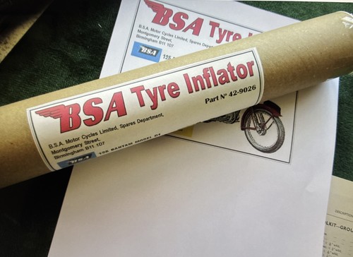Bsa bantam inch tyre pump - bsa,