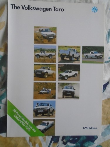 Volkswagen taro brochure 1990 - volkswagen,