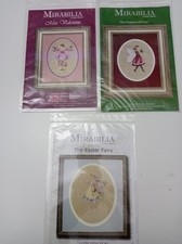 Cross stitch charts x 3 Christmas easter valentine mirabilia Nora Corbett 