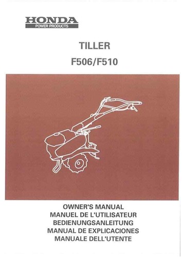 Honda tiller f560 - honda,