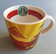 Starbucks Indonesia Espresso Ceramic Coffee Cup 3oz Rare 2009 Country Art
