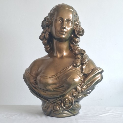 Large plaster bust - of, a