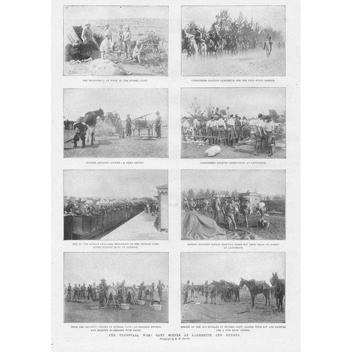 Boer war camp scenes - boer, at