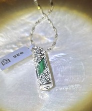 Sterling Silver Obelisk Locket