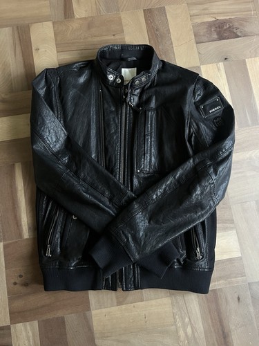 Diesel leather jacket size - leather, xl