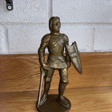 Vintage Brass Knight In Armour