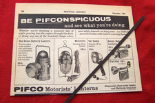 PIFCO MOTORING TORCHES  1965 ORIGINAL VINTAGE ADVERT