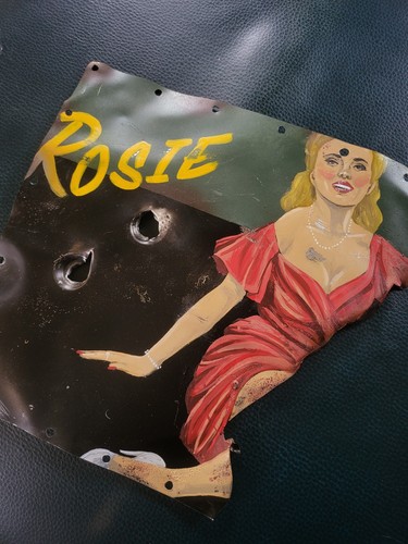 Hand painted lancaster pinup - painted,