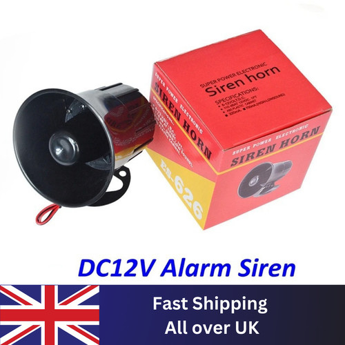 Wired loud alarm - wired, 110db