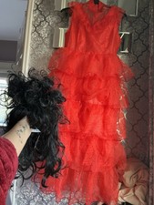 Lydia Deetz Red Wedding Dress