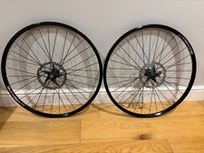 Pair of 26 inch MTB Wheels/Tyres - Shimano XTR M975 hubs. Mavic XC 717 disc rims