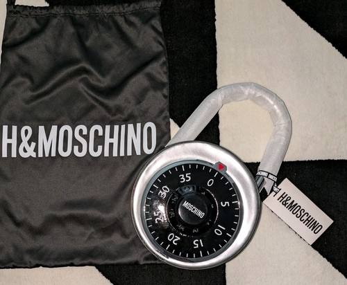 Moschino silver round - h&m,