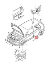 OEM VW Golf R32 GTI Rabbit Badge For Vehicle Approval Number 5G0010832D