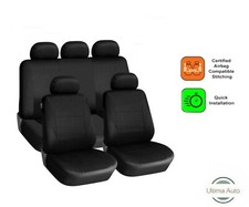 FULL SET BLACK FABRIC SEAT