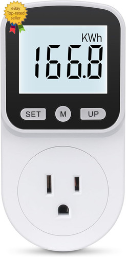 Upgraded watt meter plug - meter,