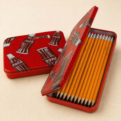 1987 coca cola tin - tin, box