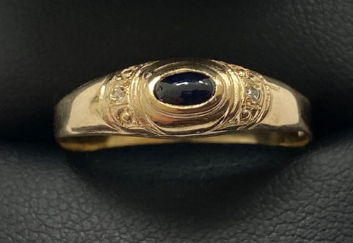 9ct gold cachabon whitby jet - gold,