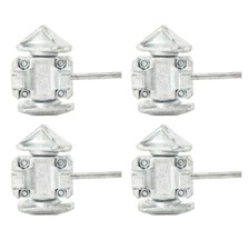 4 Pcs Sea Rail Shipping Container Connection Fastening Intermediate Twist Lock