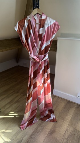 Multi coloured satin - , jumpsuit