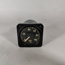 Sangamo Weston Temperature Gauge 100 Degrees Celsius RAF Vintage Aircraft
