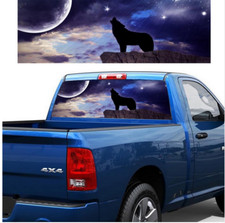 Car Rear Windscreen Wolf