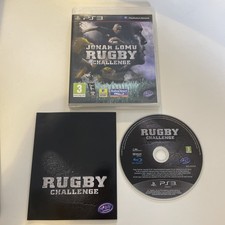 Jonah Lomu Rugby Challenge (Sony PlayStation 3 2011) With Manual