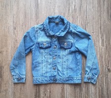 GIRLS TU BLUE DENIM JACKET WITH LACE TRIM AGE 3-4 YEARS