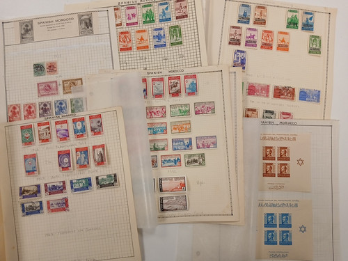 Spanish morocco stamp - spanish,
