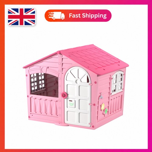 Large kids plastic playhouse - large,