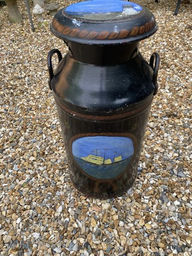 Hand painted large vintage - painted,