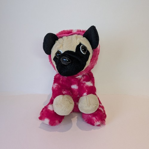Paws pug pink - in, white