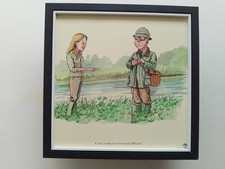 Bryn Parry Fishing print  'Can I Look At Your Flies Please ?'   FRAMED