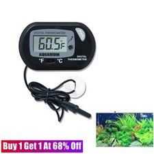 LCD Digital Thermometer Aquarium Fish Tank Vivarium Water Marine Probe NEW