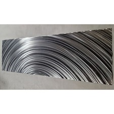 Modern abstract metal wall