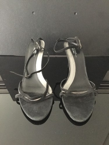 Ladies black ankle strap - ladies,